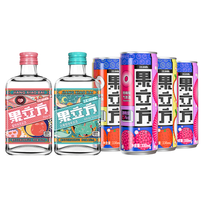 【买1得6】江小白果立方微醺果酒