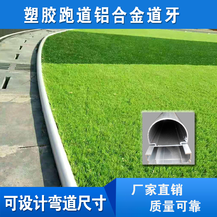 Stadium artificial turf 400 meters plastic runway finished aluminum alloy thickened road teeth track and field sports venue