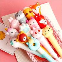 Cartoon girl heart net red decompression pen vent pen decompression pen cute super cute neutral pen creative decompression pen soft student pinch pen