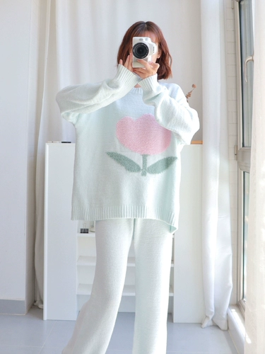 Демисезонная пижама, коралловый бархатный комплект