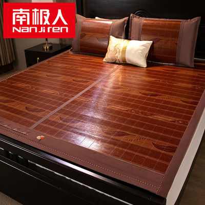 凉席1.5m竹席1.8m床1.2草席0.8/0.9米双面折叠双人冰丝凉席