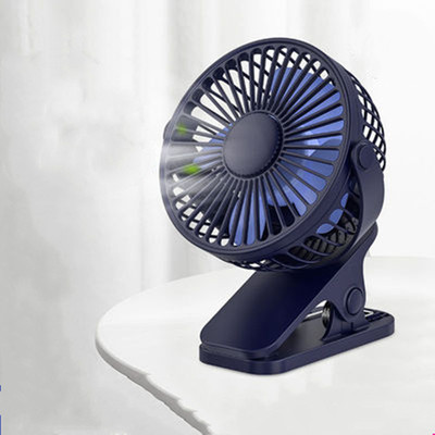USB小风扇迷你学生宿舍夹子小型充电便携式桌面台式床上静音电扇
