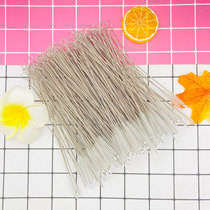 Baby care products bottle straw brush special straw brush stainless steel bottle straw brush 6mm diameter bristles