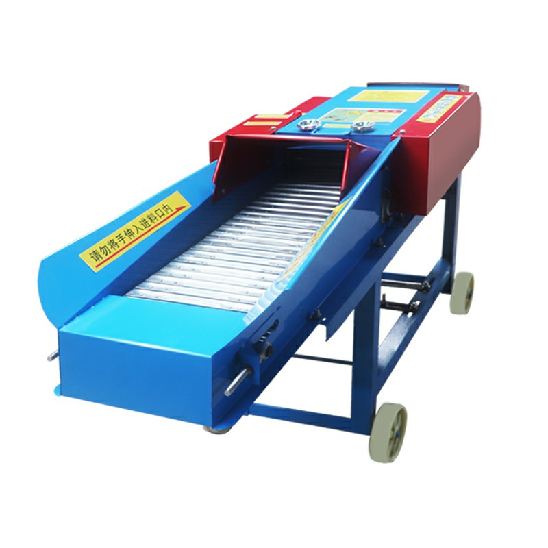 Household guillotine kneading machine 220V horizontal cattle and sheep feed breeding corn stalk crushing and cutting grass All automatic