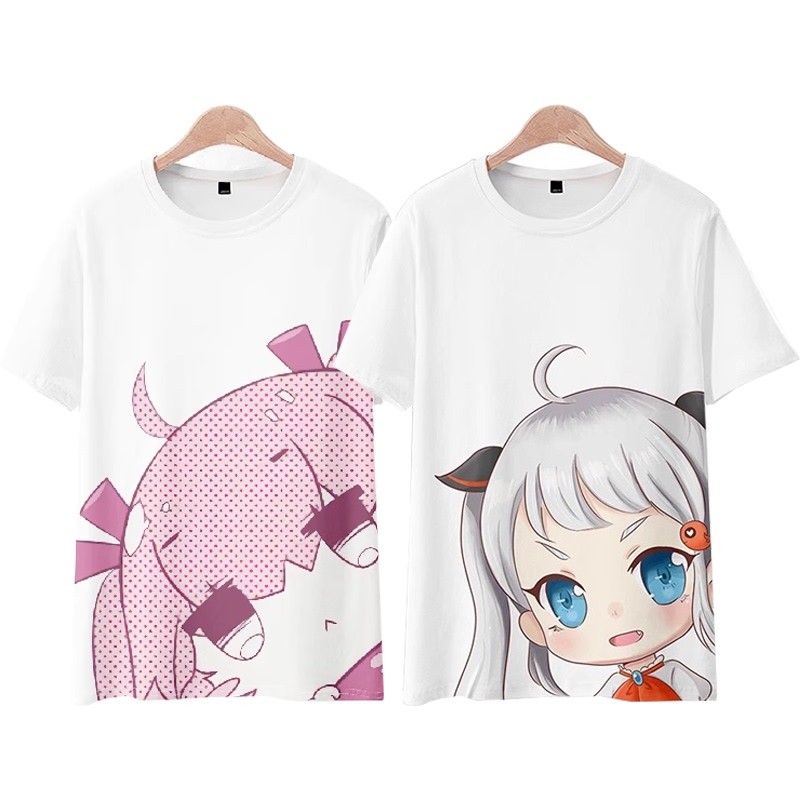 Bikaka-Chan Anime Girl Short Sleeve T-Shirt Anime-Themed Clothing Jm Youth Quick-Dry Clothes Summer Trend Bikaka-Chan Anime Girl Short Sleeve T-Shirt Anime-Themed Clothing Jm Youth Quick-Dry Clothes Summer Trend