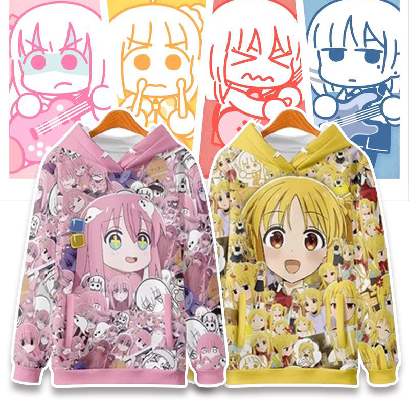 Lonely Rock Merchandise Sweatshirt Goto Ichiri Yamada Ryo Kido Yutaihong Summer Cosplay Outfit Autumn and Winter Jacket