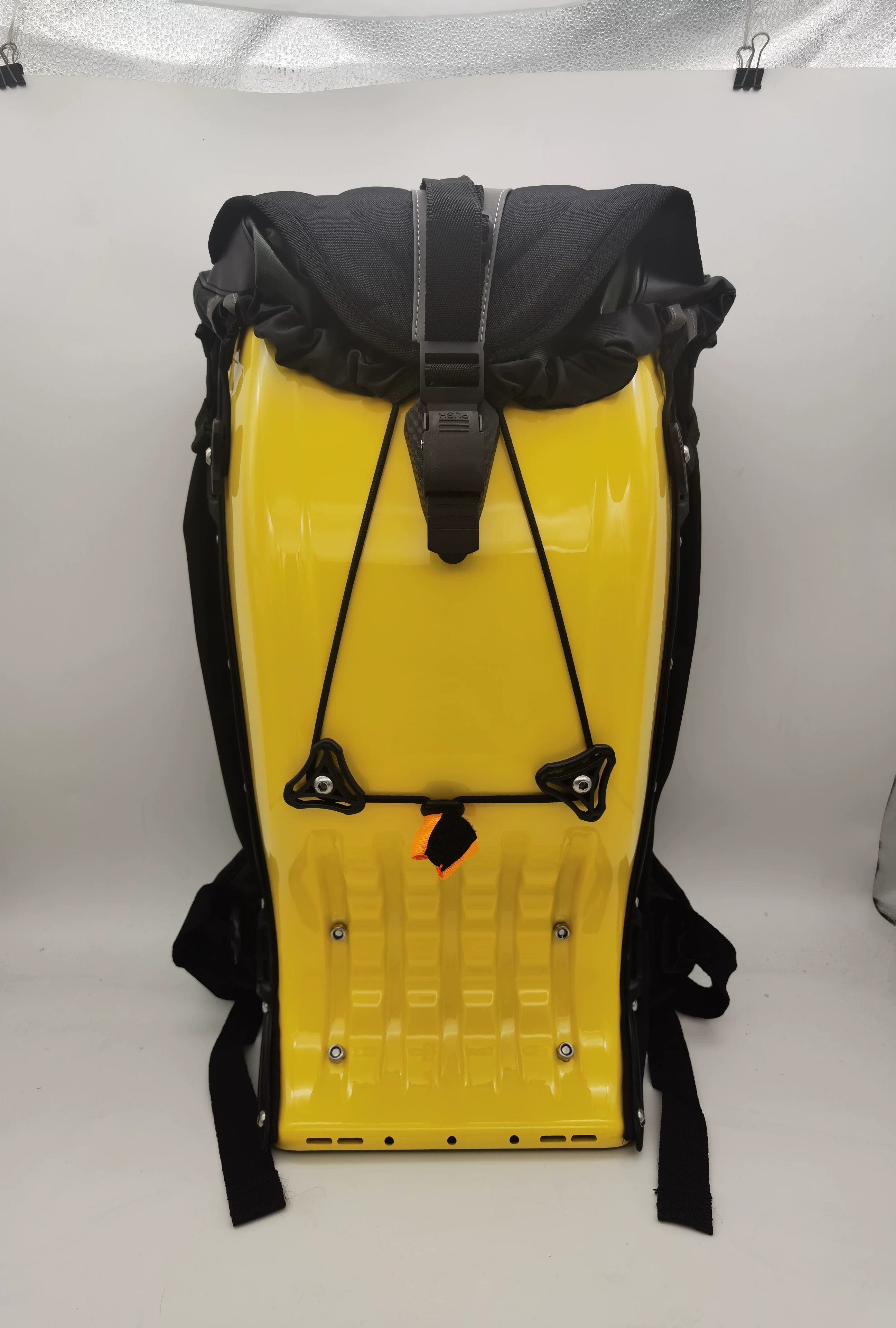 Backpack, helmet for cycling, retroreflective waterproof bag