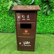  Pet poop box with bucket poop carton Community property custom poop box poop environmental protection house civilized dog pick-up poop