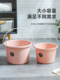 家用手提塑料大号水桶加厚储水用桶学生宿舍用洗澡无盖洗衣大圆桶
