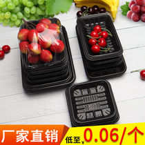 Disposable fruit tray lettute large number fresh pallet vegetable fruit containing basket Japanese style rectangular plastic food