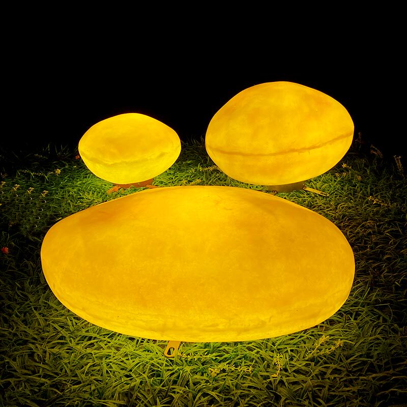 led outdoor luminous simulation stone lamp garden villa decoration courtyard landscape lamp simulation cobblestone lawn lamp