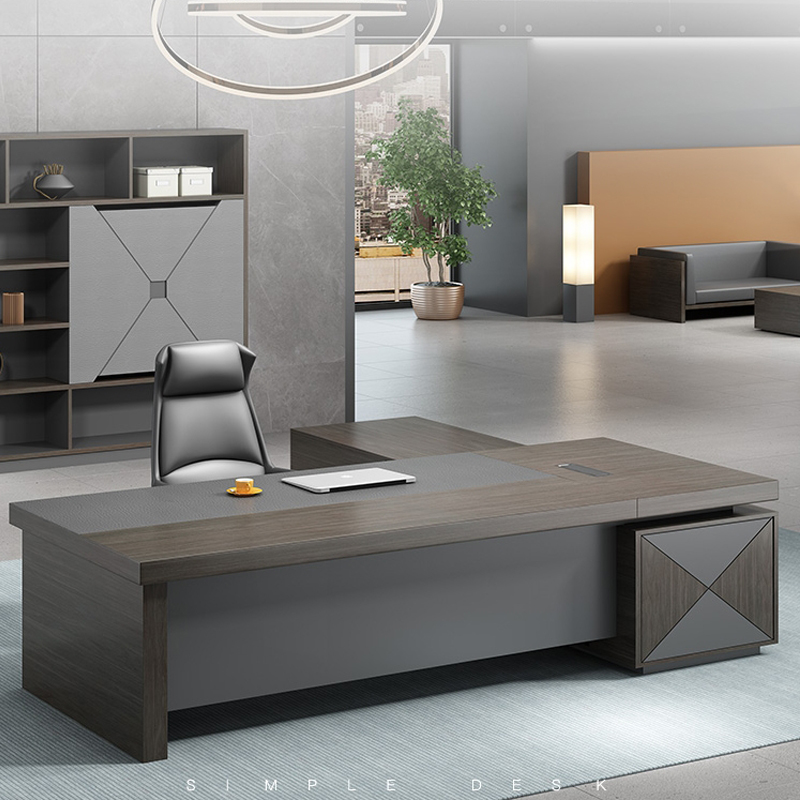 Guangzhou boss table simple modern president table management desk manager desk office chair combination office furniture