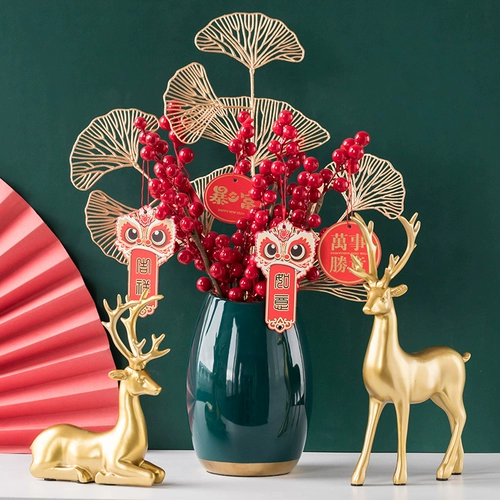 Простая домашняя обстановка современная легкая роскошная керамическая ваза Aquarius цветочный композиция цветок гостиная винодельческая шкаф сухой цветок декоративные украшения