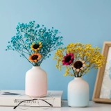 Креативный керамический декор в форме цветка для гостиной, маленькая вазочка, простой и элегантный дизайн