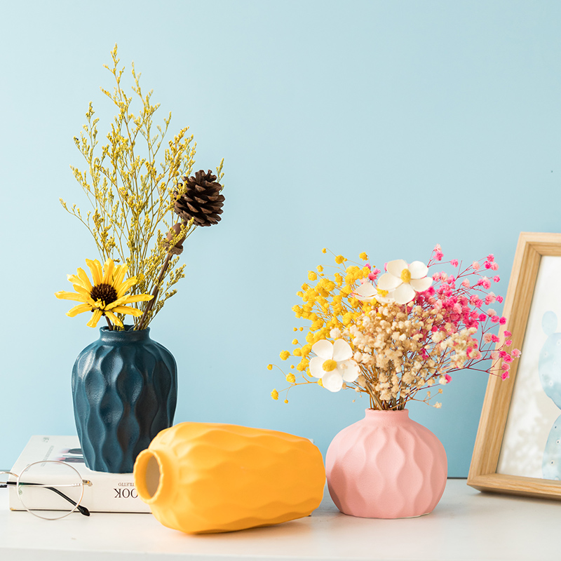 Minimalist TV cabinet Small vase swing pieces Living room Dry flower arrangements decoration Nordic ins Ceramic Table Light Extravaganza