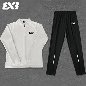 Autumn and Winter 3V3 Sports Long Pants for Men, Track and Field, Sports Students, Running, Fitness Pants with Zipper at the Leg, Reflective, Quick-Drying Training Pants