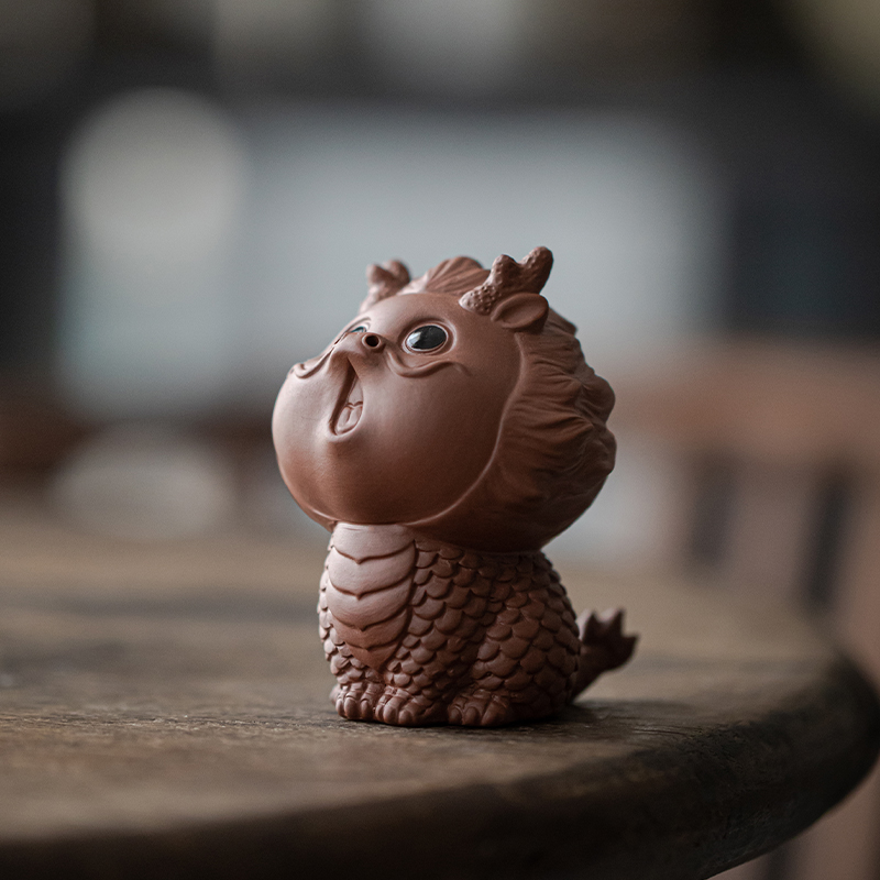 Creative Purple Sand Tea Pamby Fortune Beasts Zodiac Zodiac Zodiac Zodiac Zodiac Signs Cute Mascot Tea Table Tea Table Decorative Tea Play-Taobao