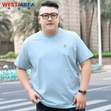 Летняя большая футболка с коротким рукавом для отдыха, большой размер, оверсайз, круглый воротник