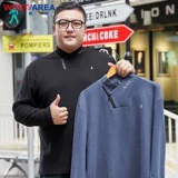 Лонгслив для отдыха, большой размер, оверсайз, круглый воротник