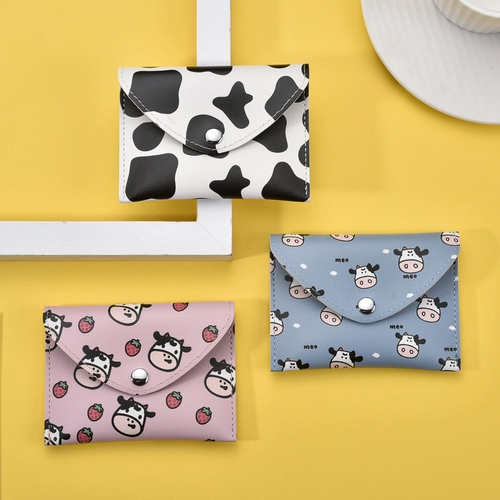 Картхолдер, маленький кошелек, ультратонкие тонкие маленькие монеты, мультяшная небольшая сумка, простой и элегантный дизайн