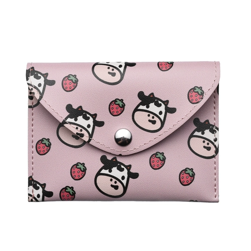 Картхолдер, маленький кошелек, ультратонкие тонкие маленькие монеты, мультяшная небольшая сумка, простой и элегантный дизайн