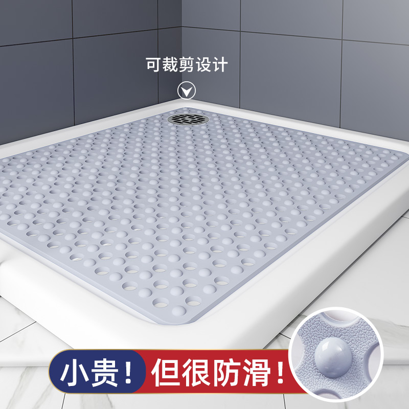Bathroom anti-slip mat shower bathroom with large pad cosmetic room for children's home waterproof and fall-proof mat