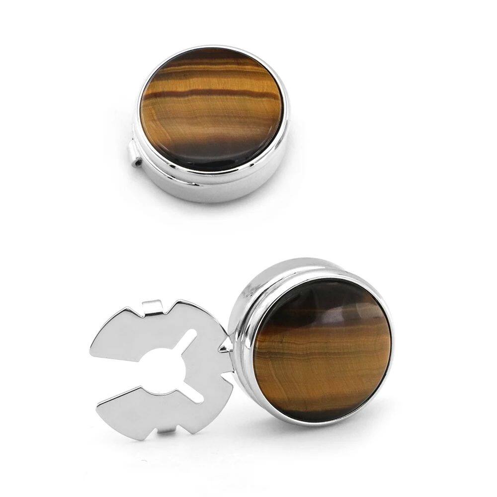 Бижутерия men's stone cuff links normal dress cuff button ver copper m