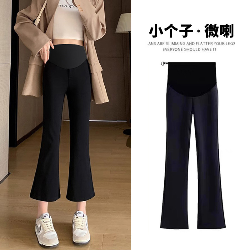 Maternity Pants for Petite Women, Non-Constricting on the Stomach, Suitable for Spring and Autumn, Flared Pants for Early Pregnancy, New Style for Autumn and Winter, Plus-Size Leggings for Pregnancy Maternity Pants for Petite Women, Non-Constricting on the Stomach, Suitable for Spring and Autumn, Flared Pants for Early Pregnancy, New Style for Autumn and Winter, Plus-Size Leggings for Pregnancy
