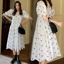 Pregnant woman summer clothes Korean version blouses net red suit stylish style and European and American wind pregnant women with dress and dresses summer little fresh