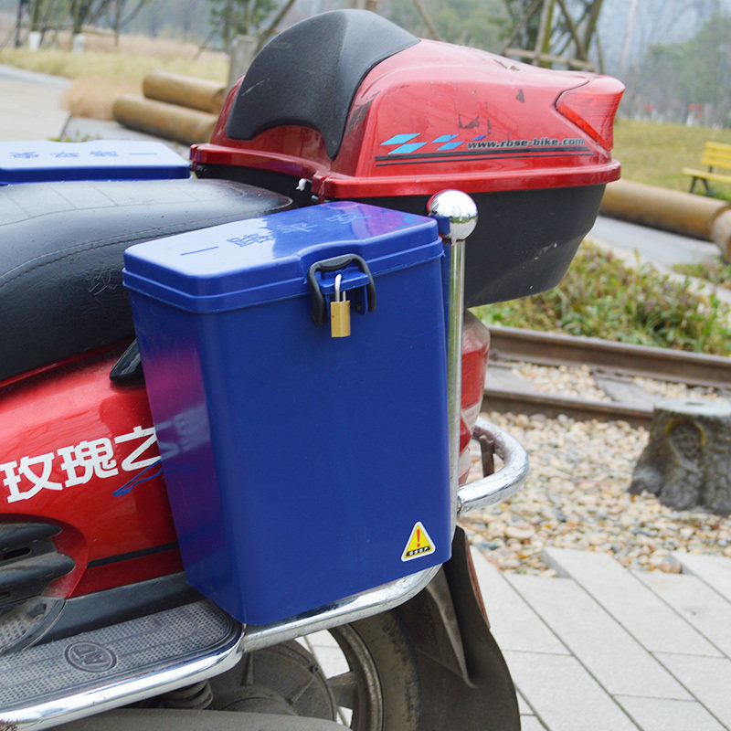 Electric car set items box storage box front containing retrofit accessories toolbox Three Khun car delivery car side box