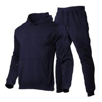 Mens Tracksuit Hooded Pullover Sweatpants Sports Suit