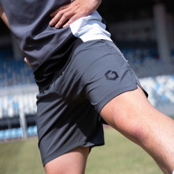 GOINTO geeks are on the battlefield x Mitsubishi Heavy Industries Flying Lion Football Pants Weaving Four-sided Fitness Training Short Breathable