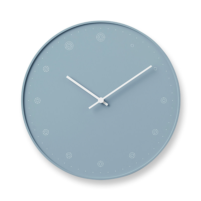 Lemnos Japan imported molecular wall clock living room art Japanese style creative simple modern style decoration fashion clock