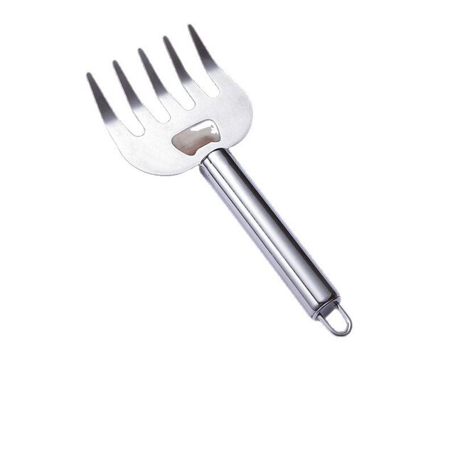 New Stainless Steel Bear Claw Meat Shredder, Bottle Opener, Meat Divider, Outdoor Barbecue Tool, Handle Meat Separator