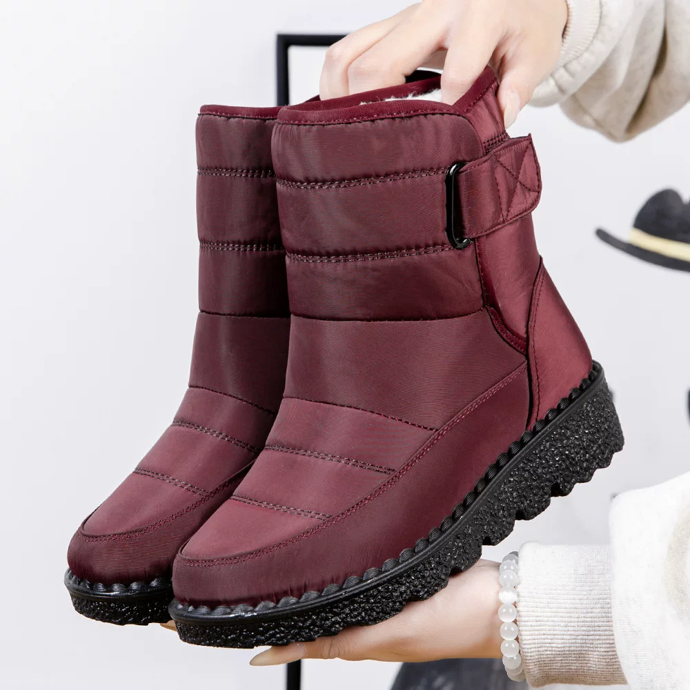 Женские сапоги супер warmth winter boots with heels snow boots
