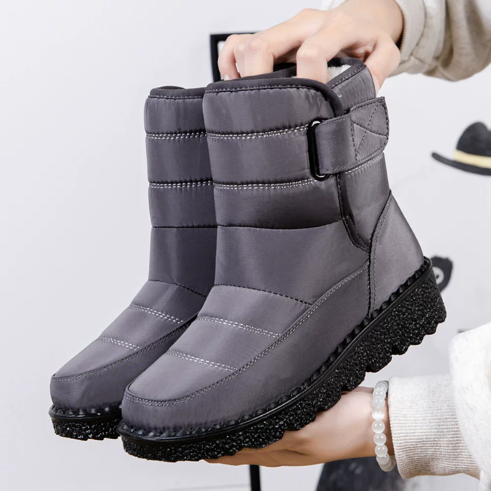 Женские сапоги супер warmth winter boots with heels snow boots
