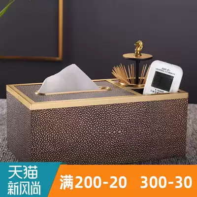 Modern light luxury removable toilet paper storage box Home multi-purpose with pressing and lifting toothpick box Creative multi-function tissue box
