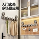 吸盘门后挂钩免打孔强力粘胶入户壁挂衣架衣服钩子帽子玩具收纳桶