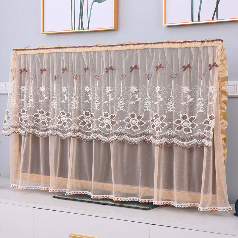 55 inch TV set desktop hanging universal boot without taking LCD TV dust cover cover lace 50 inch