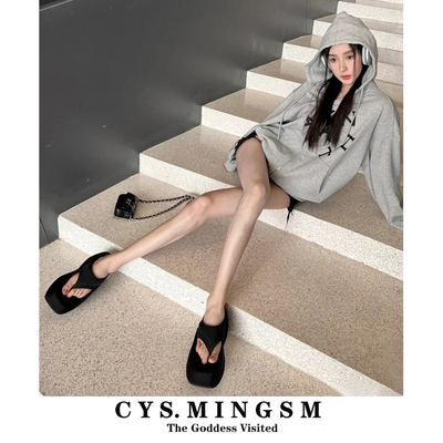 taobao agent Flip flops platform, summer slippers, footwear, slide, sandals