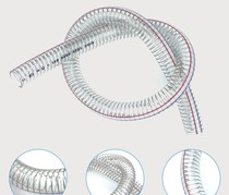 PVC steel wire pipe transparent hose Plastic tubing water pipe diameter 1 inch 1 5 inch 2 inch water pipe