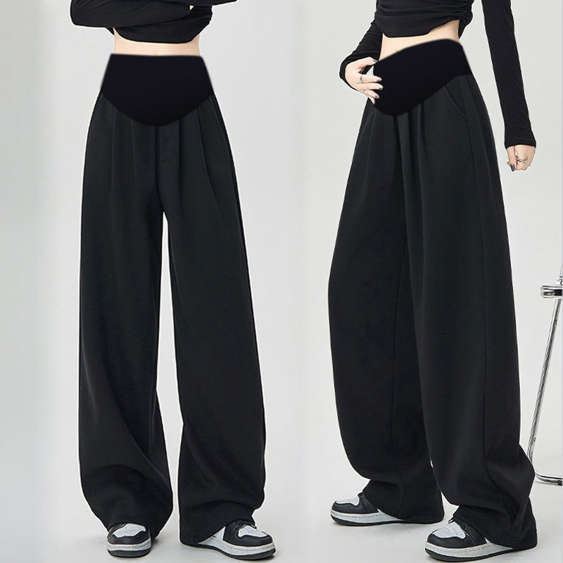 Wenchen pregnant women's wide-leg pants extended