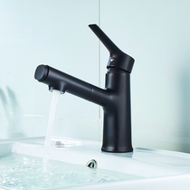 Toilet surface basin pull-out tap hot and cold copper home bath cabinet washing table washbasin faucet splash-proof water
