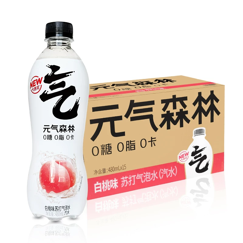 Напиток Vitality Forest Publisa Water 0 сахара 0 California 0 California Sugar Soda 480 мл*15 бутылок в целой коробке белый персик виноград Cola