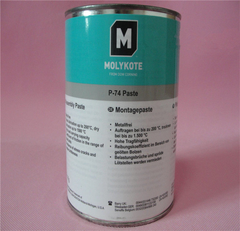 摩力克Molykote P-74 Paste 耐高温润滑脂金属螺纹防卡剂螺纹油膏