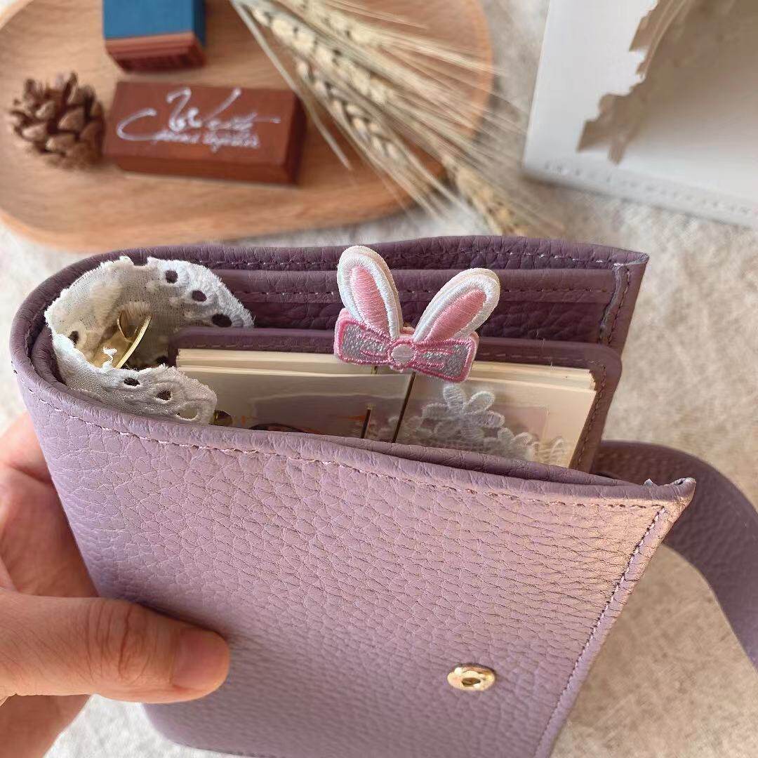 (Bookmark) Double-sided Small Ear Embroidery Bookmark Cute Handbill Decoration Index Bookmark-Taobao