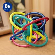 Toy Manhattan hand ball baby teether baby molar stick American rattle chewing gum manhattan Bayi