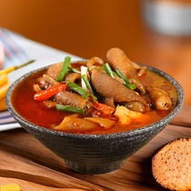 Chuhan flavored bacon rinds Tujia bacon alpine wood-fired smoked native pig bacon rinds pig rinds specialty of Yichang Hubei Province
