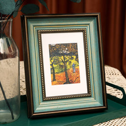 American Retro Photo Frame Table 6 7 8 10inch Washed Photos Made into Photo Frame A3A4 Puzzle Picture Frame Empty Frame Wall Hanging