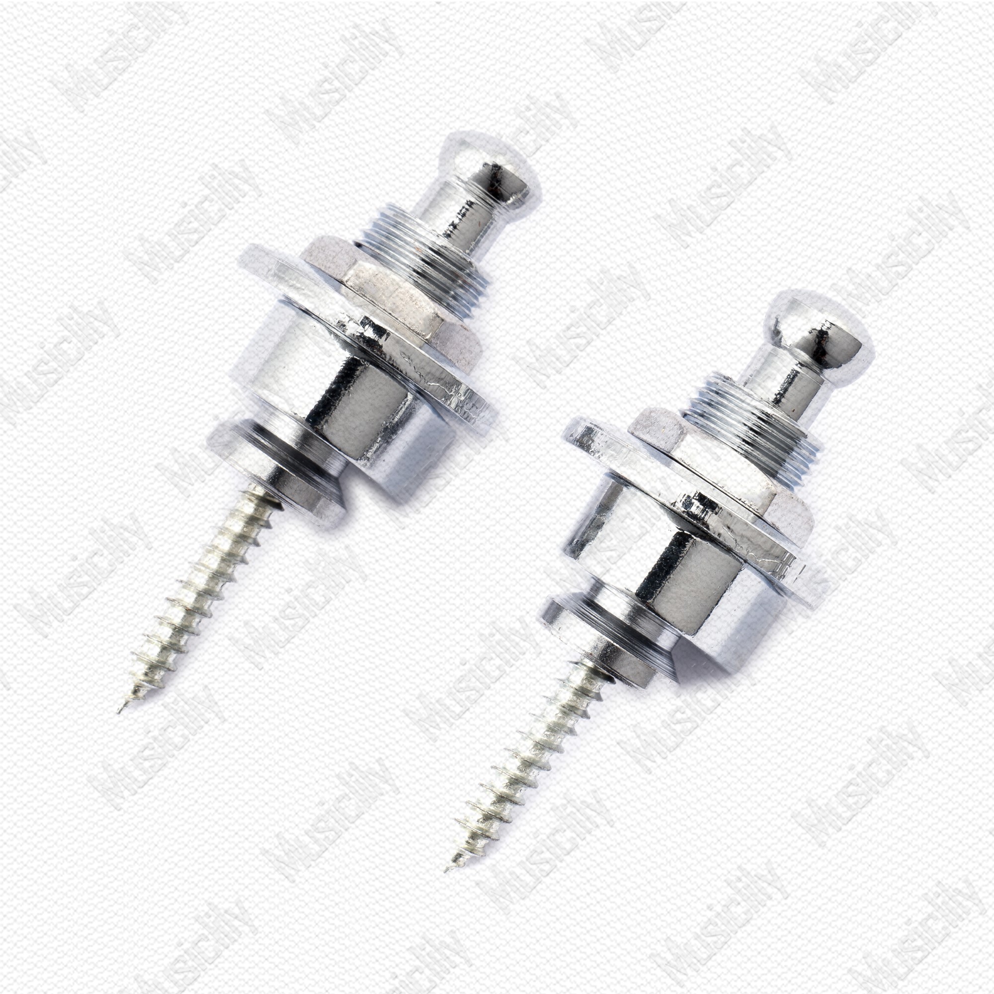 Musiclily folk guitar guitar bass Schaller style with lock-slip strap buckle round tail